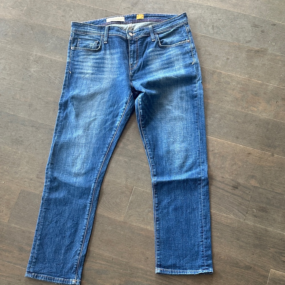 Pilcro Women's Straight Leg Jeans in Deep Blue